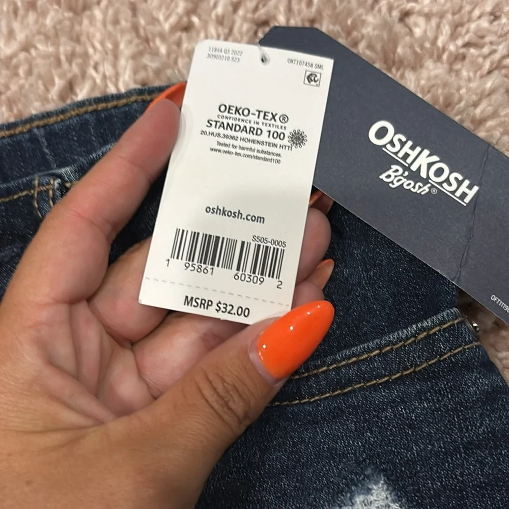 New Boys OshKosh B'gosh Kids Denim Shorts - Dark Blue